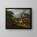 Cavalier Scene - Pieter van Bloemen — framed artwork on a wall