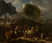 Departure of soldiers after the looting - Pieter van Bloemen — artwork view