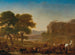 a View of the Roman Countryside with Shepherds Resting with Their Livestock - Pieter van Laer — artwork view