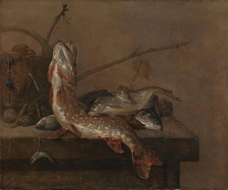 Still life with fish - Pieter van Noort — artwork view