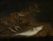 Still life with Fish, Birds, and a Cat - Pieter van Schaeyenborgh — artwork view