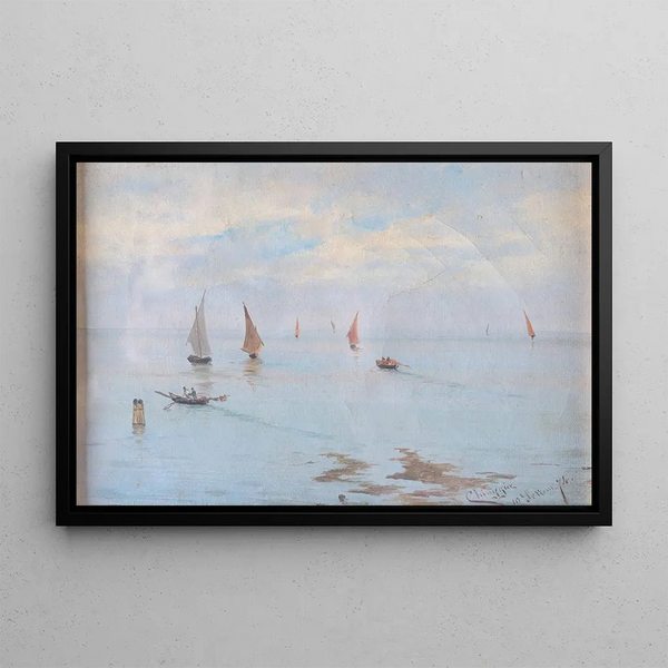 Chioggia Painting - Pietro Barucci — framed artwork on a wall