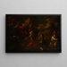 La reine de Saba offrant des cadeaux au roi Salomon - Pietro Dandini — framed artwork on a wall