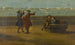Naples painting, view of Il Miglio d'Oro with characters on a terrace with a telescope - Pietro Fabris — artwork view
