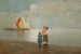 On the beach - Pietro Fragiacomo — artwork view