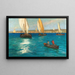 The Gulf of Trieste - Pietro Fragiacomo — framed artwork on a wall