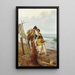 The Fisherman's Net - Pietro Gabrini — framed artwork on a wall