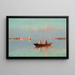 Venice in the Lagoon - Pietro Galter — framed artwork on a wall