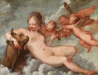 Venus accompanied by Libra and Taurus - Pietro Liberi — artwork view