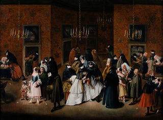 The Ridotto - Pietro Longhi — artwork view