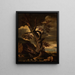 A tree struck by lightning - Pietro Montanini — framed artwork on a wall