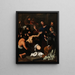 The Resurrection of Lazarus - Pietro Novelli — framed artwork on a wall