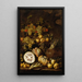 Still life with fruits - Pietro Paolo Bonzi — framed artwork on a wall