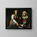 Judith and the Maidservant - Pietro Ricchi — framed artwork on a wall