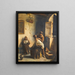 A close shave - Pietro Saltini — framed artwork on a wall