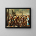 L'enlèvement des Sabines - Pietro Sorri — framed artwork on a wall