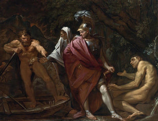 Aeneas on the banks of Styx - Pietro Testa — artwork view