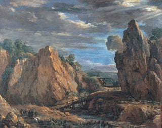 the Tolfa alum mines - Pietro da Cortona — artwork view