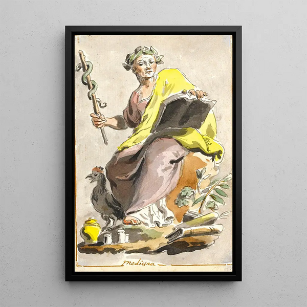 Medicine - Pietro de Angelis — framed artwork on a wall