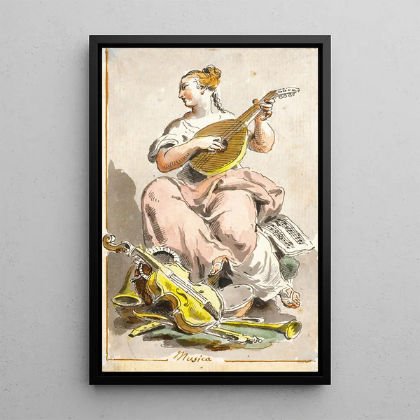 Music - Pietro de Angelis — framed artwork on a wall