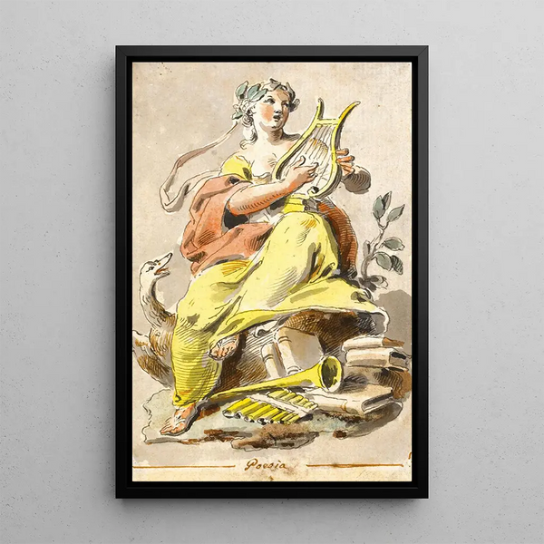 Poetry - Pietro de Angelis — framed artwork on a wall