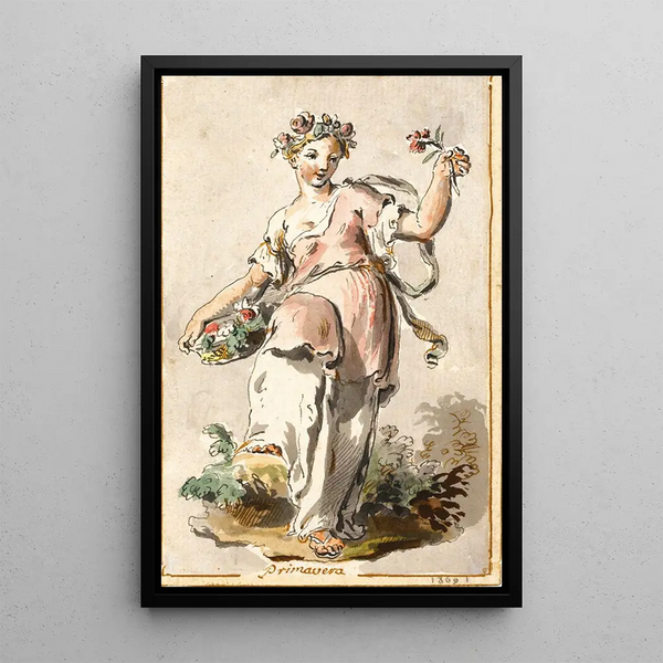 Spring Painting - Pietro de Angelis — framed artwork on a wall