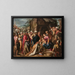 L'Adoration des mages - Pietro de Lignis — framed artwork on a wall