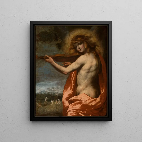 Apollon - Pietro della Vecchia — framed artwork on a wall
