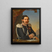 Portrait Painting of Fedor Chernyshev - Pimen Nikitich Orloff — framed artwork on a wall