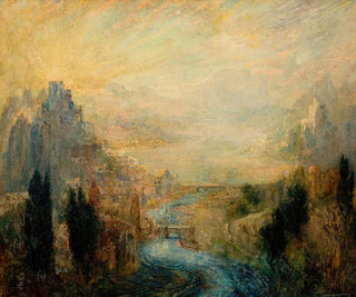 the Symbolist Landscape Painting - Pinckney Marcius-Simons — artwork view