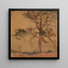 Pins parasols roses au coucher du soleil - Florence Est — framed artwork on a wall