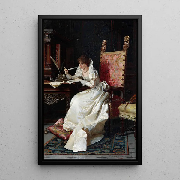 The Letter - Pio Ricci — framed artwork on a wall
