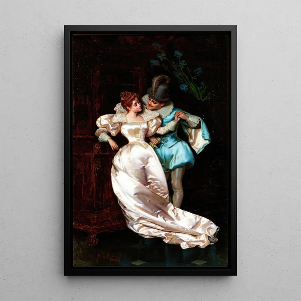 La tentatrice - Pio Ricci — framed artwork on a wall