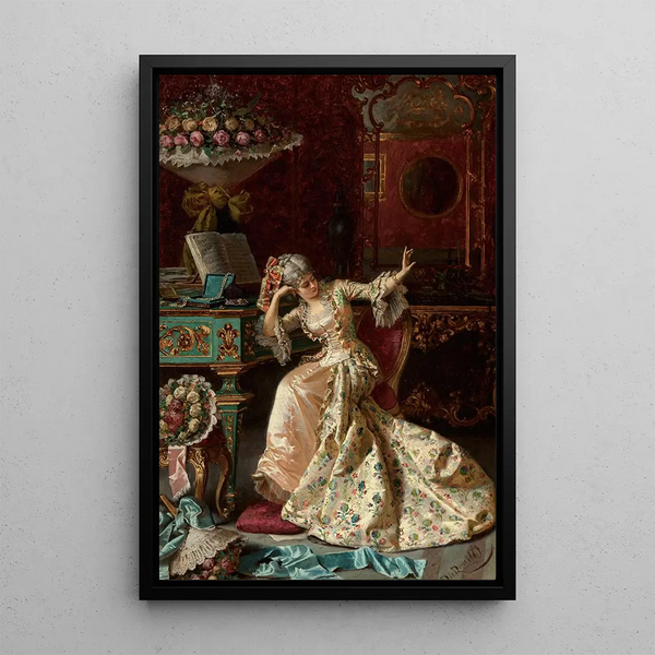 The living room - Pio Ricci — framed artwork on a wall