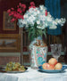 Still life with a bouquet of phlox - Piotr Hipolit Krasnodbski — artwork view