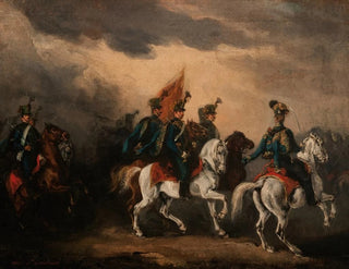 Hussards bleus - Piotr Michałowski — artwork view