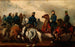 Detachment of Austrian Hussars - Piotr Michałowski — artwork view