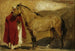 Man Moroccan with a horse - Piotr Michałowski — artwork view