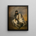 Napoleon on a Gray Horse - Piotr Michałowski — framed artwork on a wall