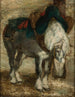 Percheron harnessed - Piotr Michałowski — artwork view