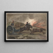 Polish Artillery Painting of the Duchy of Warsaw from 1809 - Piotr Michałowski — framed artwork on a wall