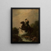 Portrait of Ignacy Konarski on horseback - Piotr Michałowski — framed artwork on a wall
