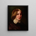 Portrait of Józefa Ostrowska - Piotr Michałowski — framed artwork on a wall