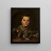 Portrait of the artist's son - Piotr Michałowski — framed artwork on a wall