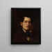 Self-portrait - Piotr Michałowski — framed artwork on a wall