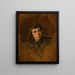 Young Jewish Man - Piotr Michałowski — framed artwork on a wall