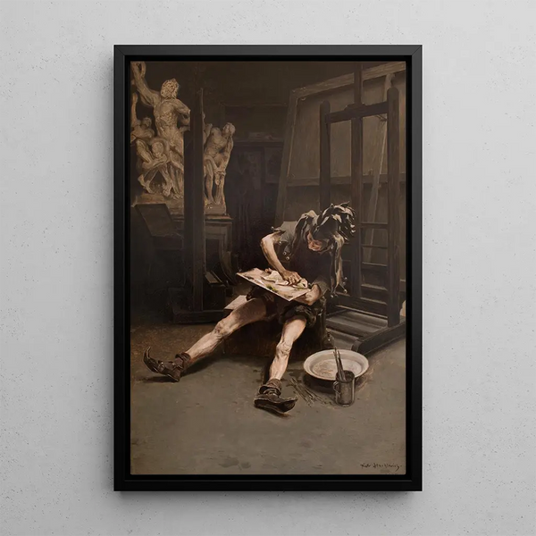 Ghosts in the Irony Workshop - Piotr Stachiewicz — framed artwork on a wall