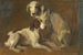 Study of a dog - Piotr Michałowski — artwork view