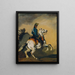 Austrian Hussar Painting - Piotr Michałowski — framed artwork on a wall