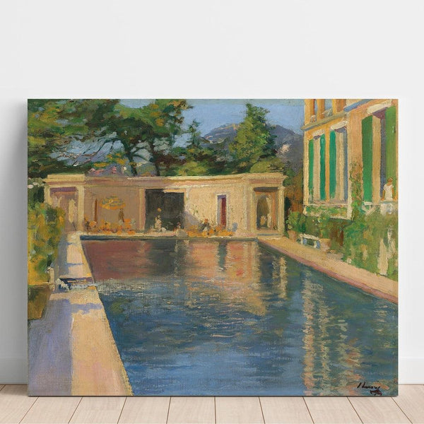 Reproduction of the painting Pool, South of France - Sir John Lavery